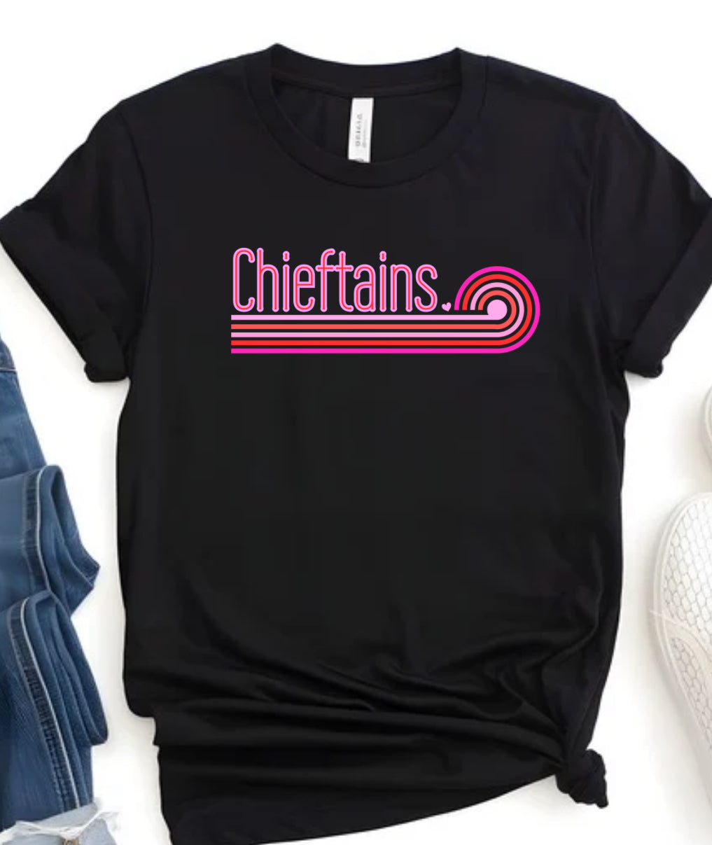 Chieftains pink retro
