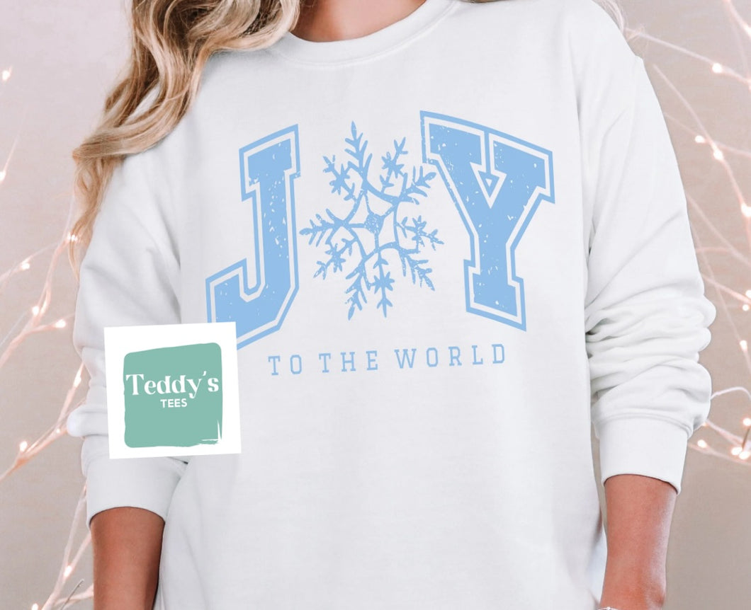 Joy to the world light blue